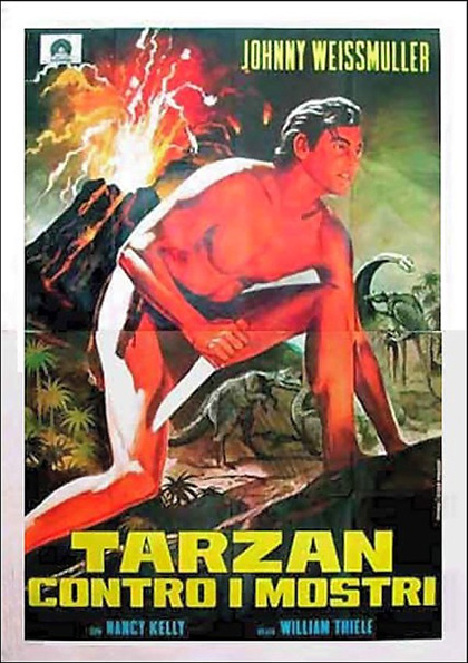 Poster Tarzan contro i mostri