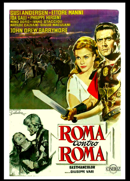 Locandina italiana Roma contro Roma