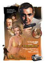 Poster Agente 007, missione Goldfinger  n. 4