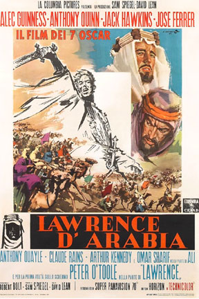 Locandina italiana Lawrence d'Arabia