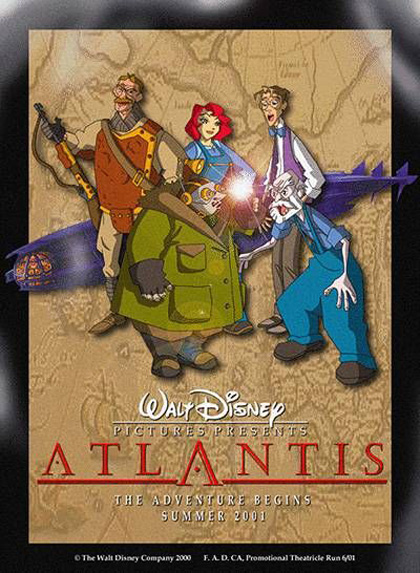 Poster Atlantis: l'impero perduto