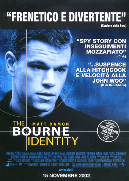 Locandina italiana The Bourne Identity