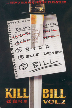 Locandina italiana Kill Bill - Volume 2