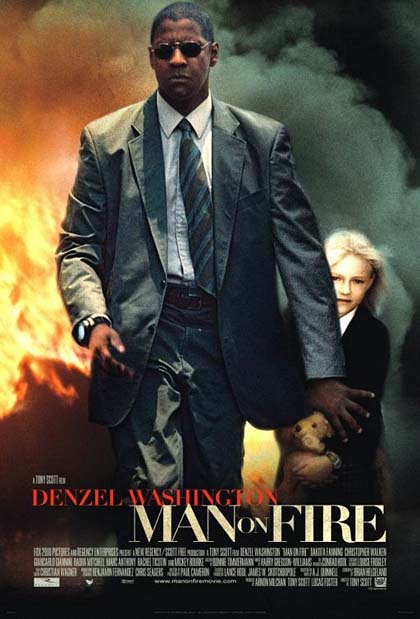 Poster Man on Fire - Il fuoco della vendetta