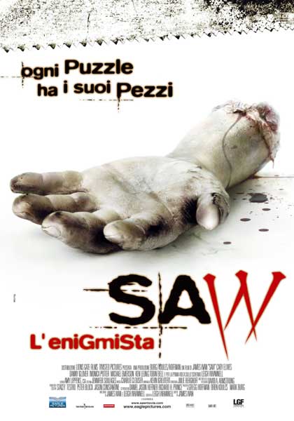Locandina italiana Saw - L'enigmista