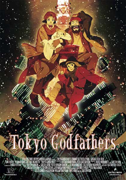 Locandina italiana Tokyo Godfathers