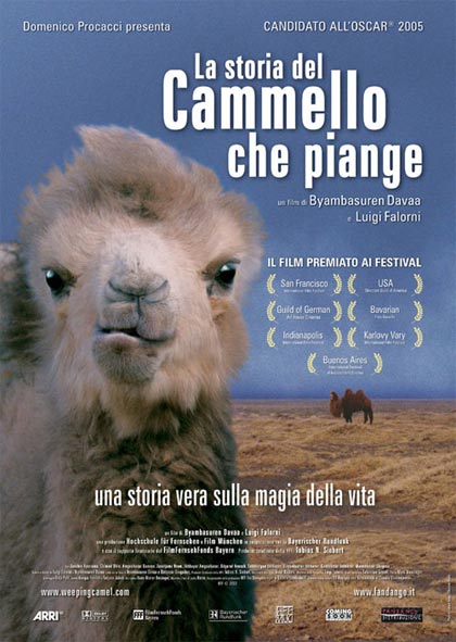 Locandina italiana La storia del cammello che piange
