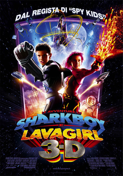 Locandina italiana Le avventure di Sharkboy e Lavagirl in 3D