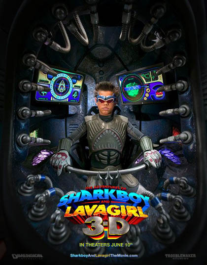 Poster Le avventure di Sharkboy e Lavagirl in 3D