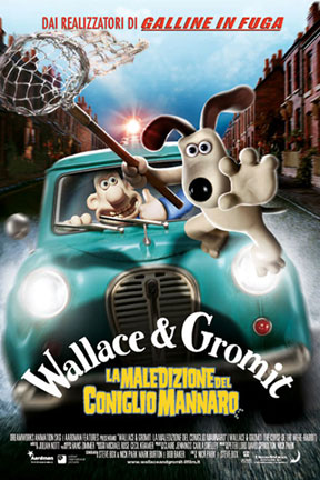 Locandina italiana Wallace & Gromit - La maledizione del coniglio mannaro