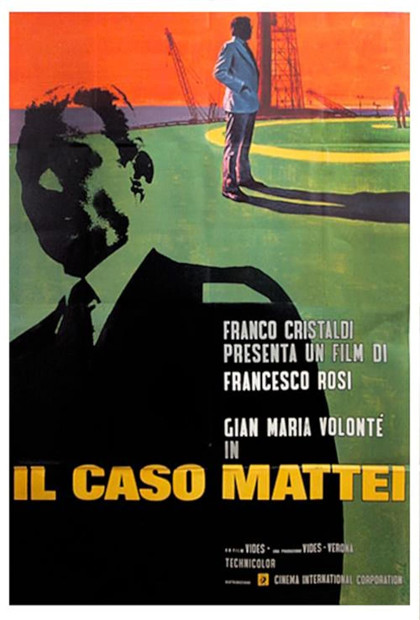 Locandina italiana Il caso Mattei