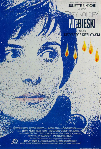 Poster Tre colori - Film blu