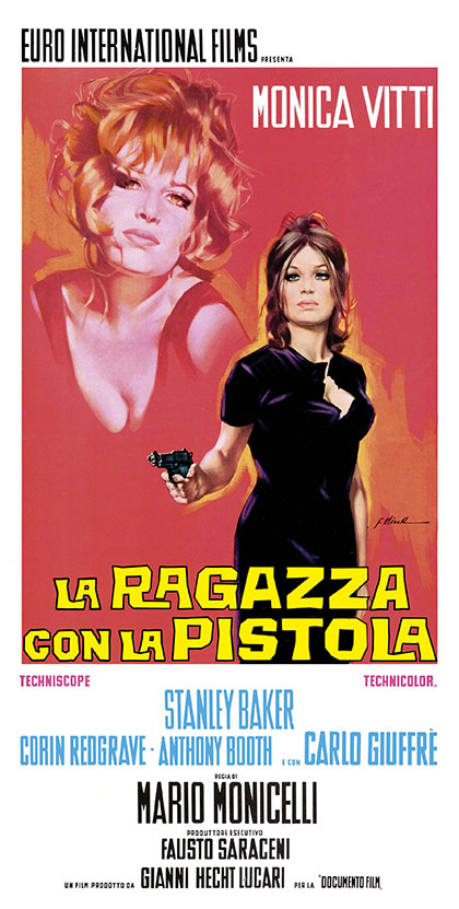 Locandina italiana La ragazza con la pistola