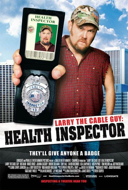 Locandina italiana Larry the Cable Guy: Health Inspector