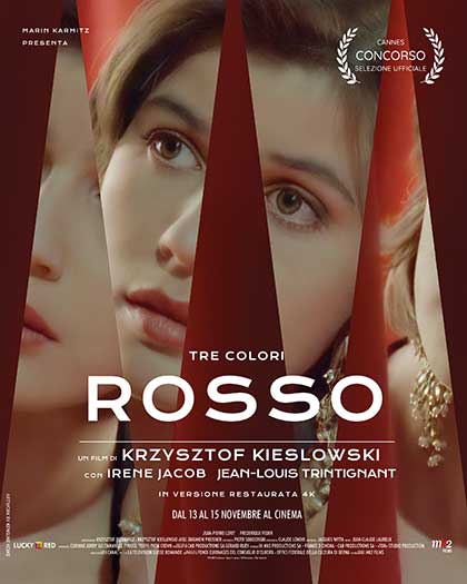 Locandina italiana Tre colori - Film rosso