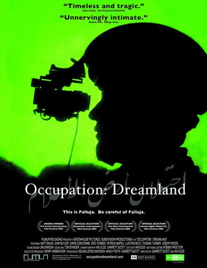 Locandina italiana Occupation: Dreamland - Viaggio organizzato in Iraq