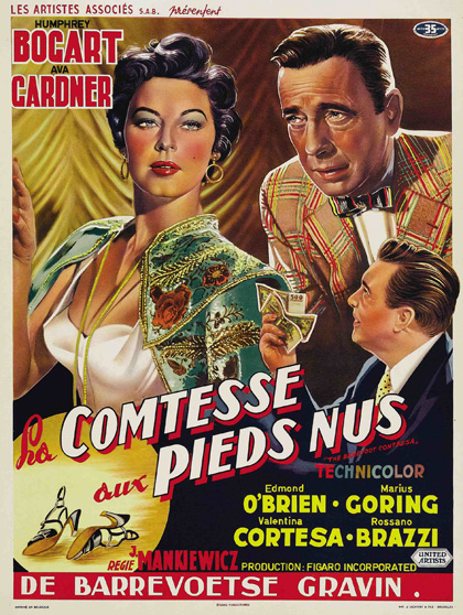 Poster La contessa scalza
