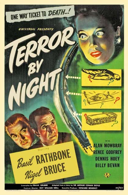 Poster Sherlock Holmes terrore di notte