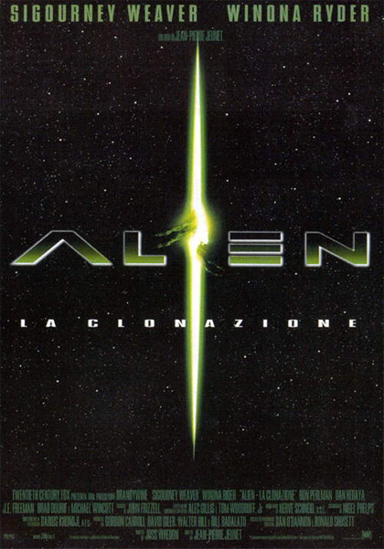 Locandina italiana Alien. La clonazione