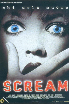 Locandina italiana Scream - Chi urla muore