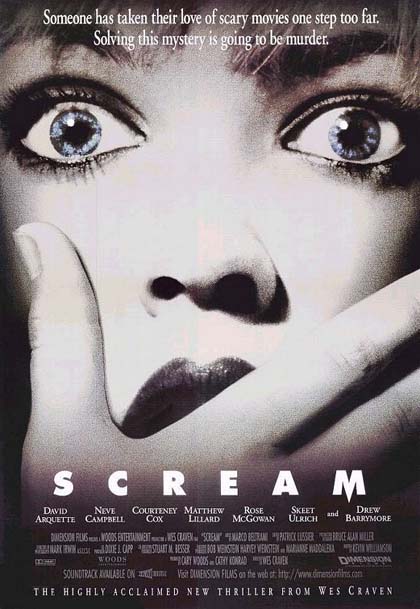 Poster Scream - Chi urla muore