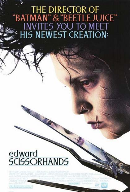Poster Edward mani di forbice