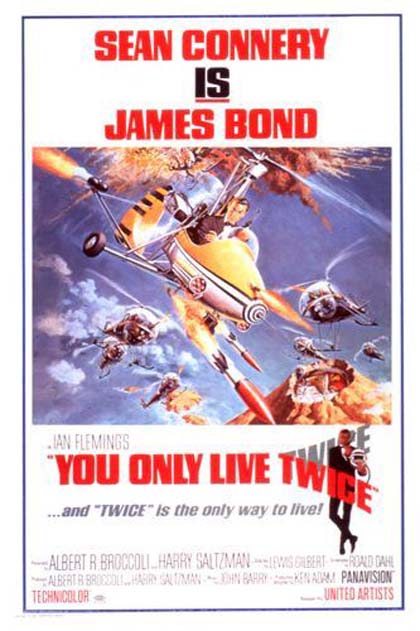Poster Agente 007 - Si vive solo due volte
