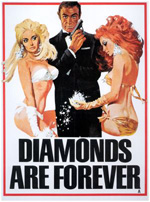 Poster Agente 007 - Una cascata di diamanti  n. 2
