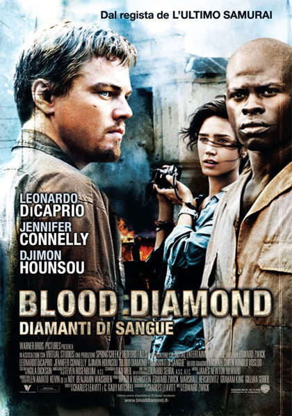 Locandina italiana Blood Diamond - Diamanti di sangue