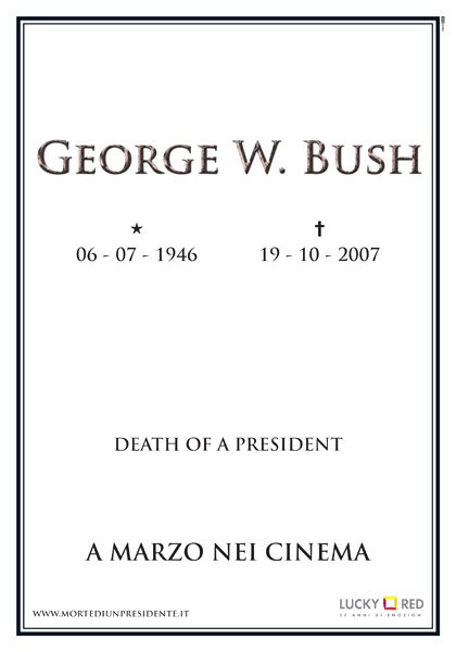 Locandina italiana Death of a President (Morte di un presidente)