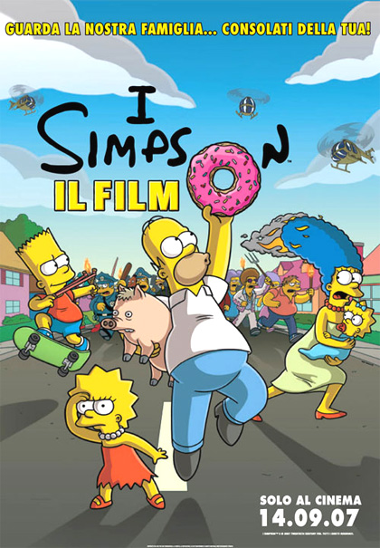 Locandina italiana I Simpson - Il film