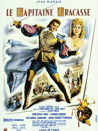 Locandina italiana Capitan Fracassa