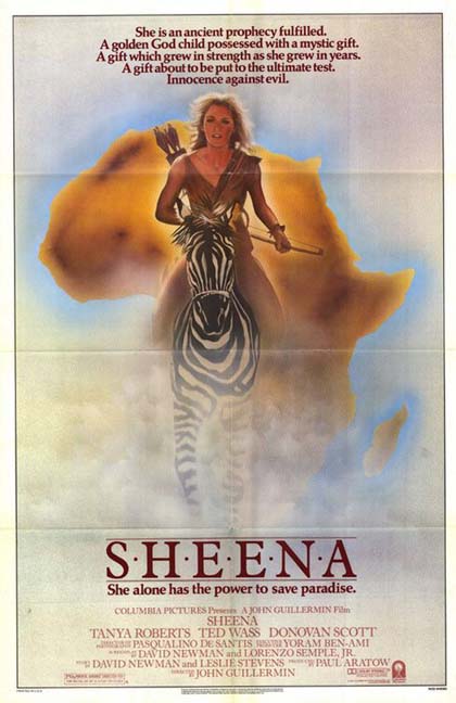 Poster Sheena, regina della giungla