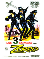 Poster Le tre spade di Zorro  n. 0