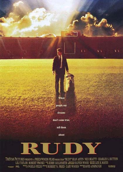 Poster Rudy - Il successo di un sogno