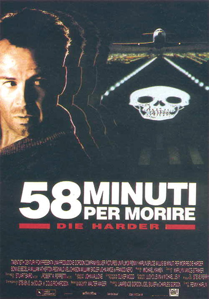 Locandina italiana 58 minuti per morire