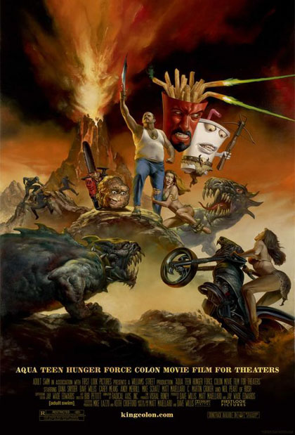 Poster Aqua Teen Hunger Force Colon Movie Film for Theaters
