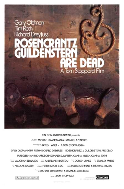 Locandina italiana Rosencrantz e Guildenstern sono morti