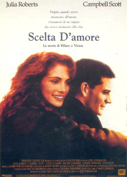 Locandina italiana Scelta d'amore - La storia di Hilary e Victor
