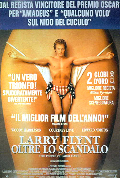 Locandina italiana Larry Flynt - Oltre lo scandalo