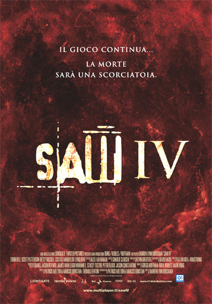 Locandina italiana Saw IV