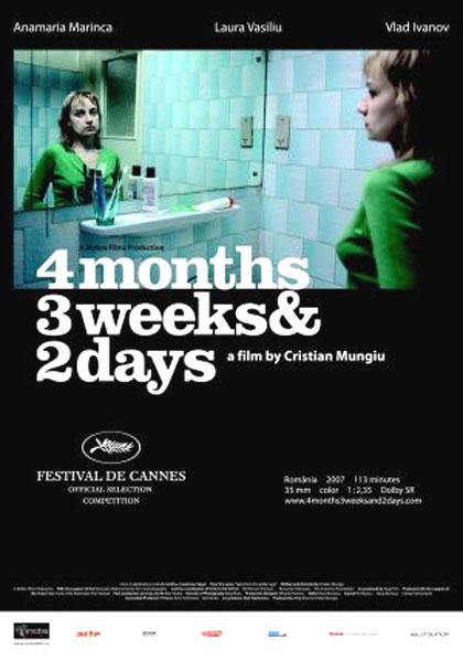 Poster 4 mesi, 3 settimane e 2 giorni