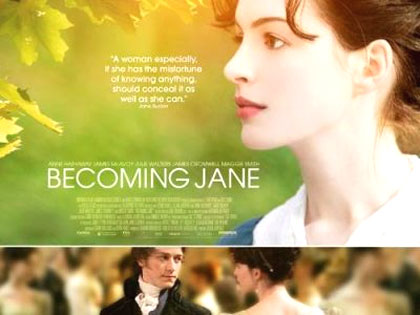 Poster Becoming Jane - Il ritratto di una donna contro