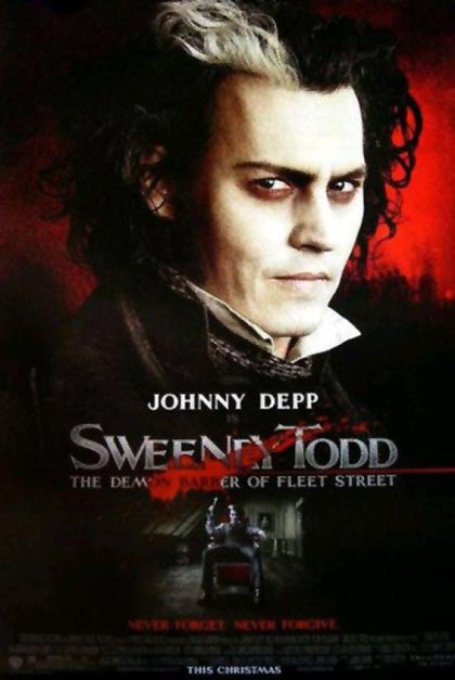 Poster Sweeney Todd: il diabolico barbiere di Fleet Street