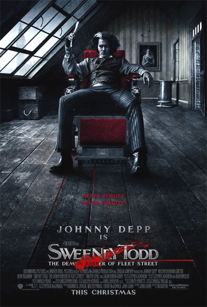 Poster Sweeney Todd: il diabolico barbiere di Fleet Street