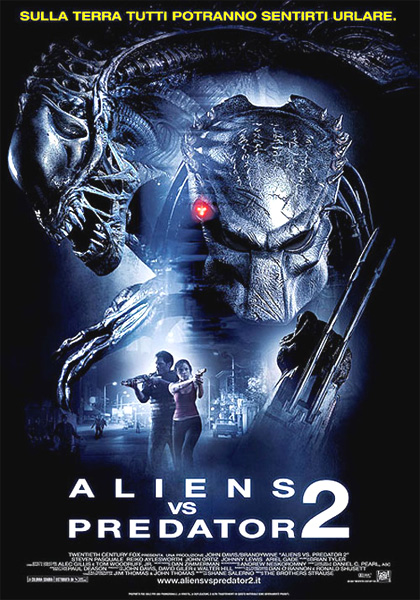Locandina italiana Aliens vs Predator 2