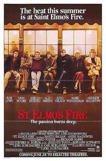 Poster St. Elmo's Fire