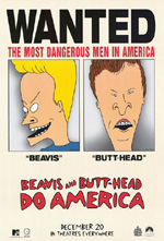 Poster Beavis and Butt-Head. Alla conquista dell'America  n. 1