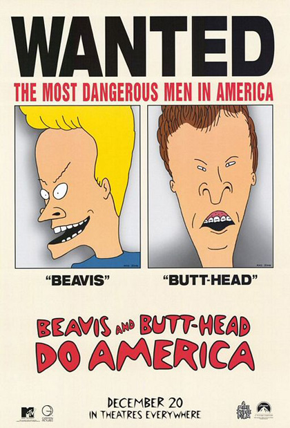 Poster Beavis and Butt-Head. Alla conquista dell'America