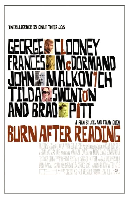 Poster Burn After Reading - A prova di spia